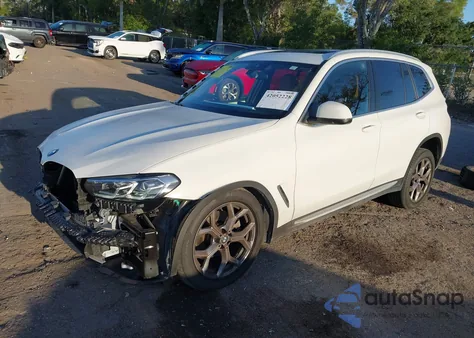 2024 BMW X3 из США, поврежденный, VIN 5UX43DP02R9V01971